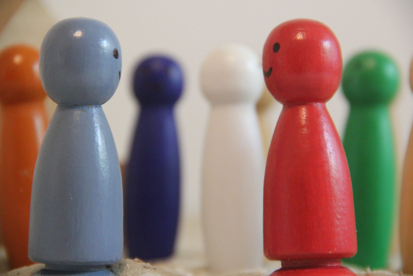 Spielfiguren ohne Haus